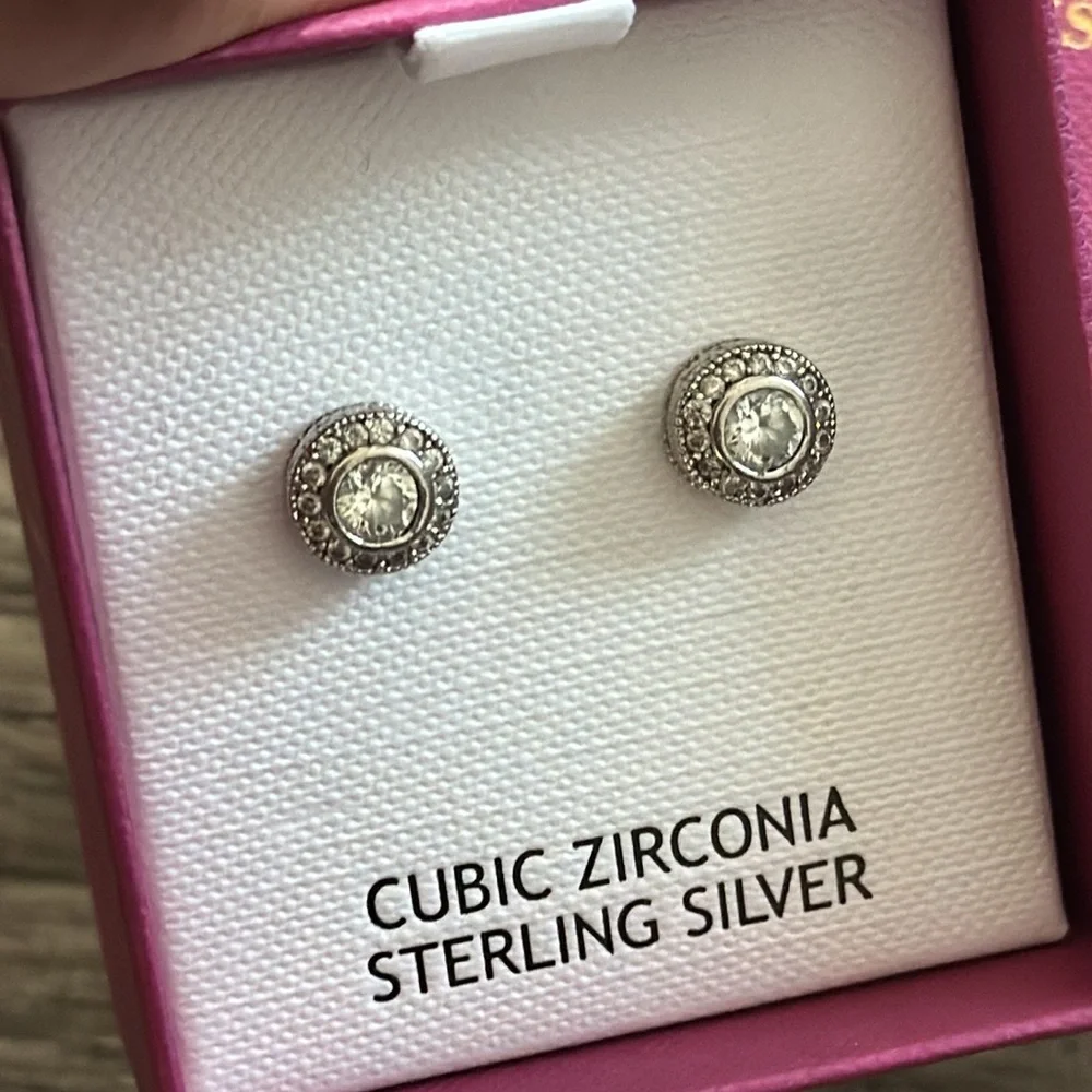 CZ Sterling Silver Studs